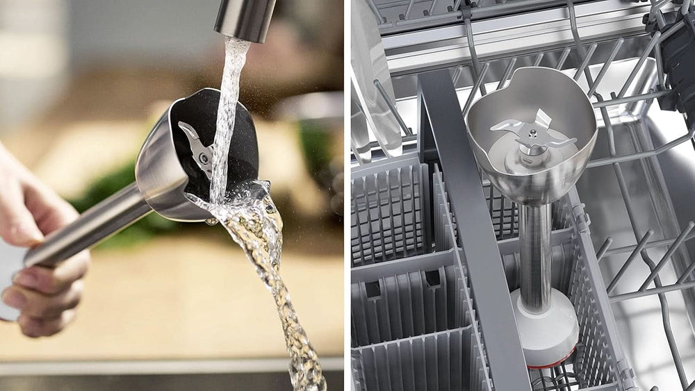 , Stab Mixer, Ergomaster Series 4, 800 Watt Motor, Speed ​​Controller, Quattroblade Kitchen Naty Shop