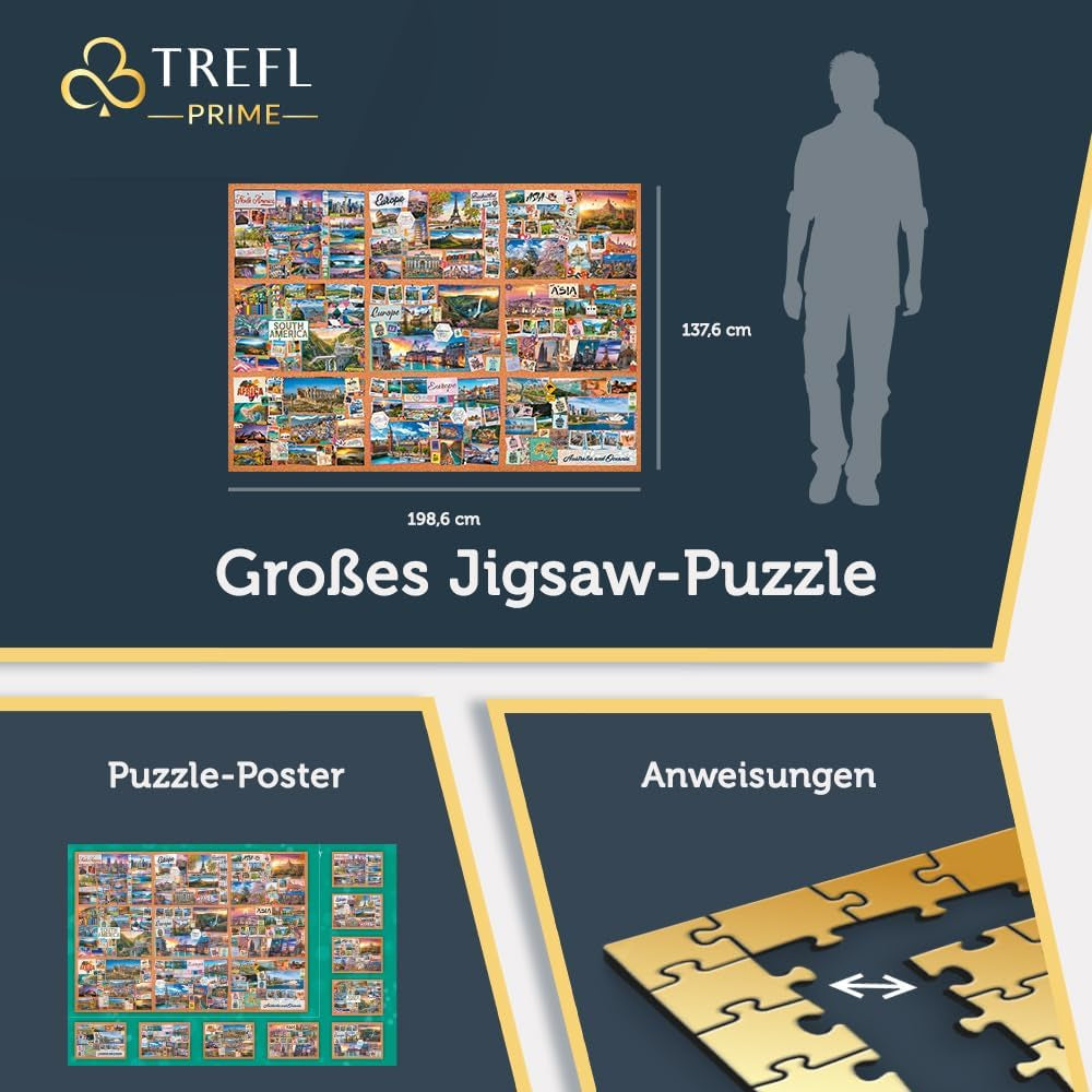 UFT Puzzle 13500 - Călătoria de mii de mile, călătoria de mii de mile Puzzle Naty Shop