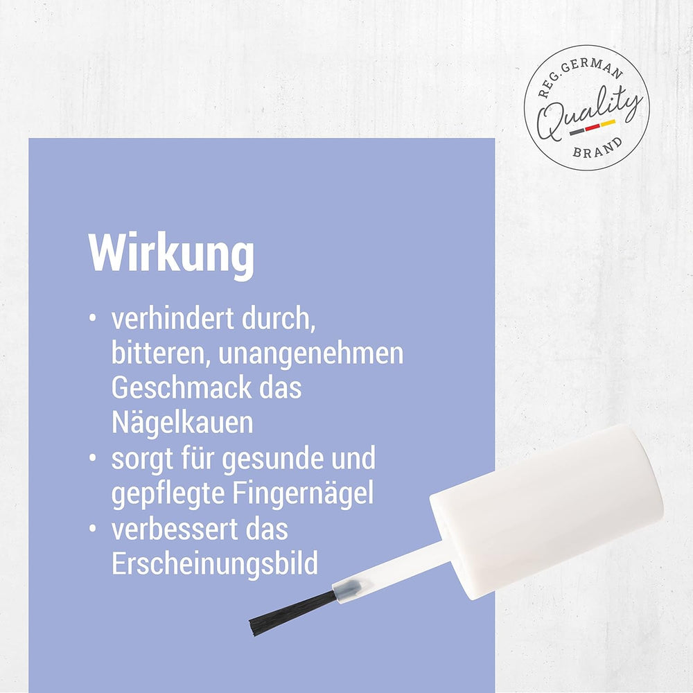 TITANIA Oja anti-roșare (10ml) • Oja împotriva roderii unghiilor • Prevenirea roderii unghiilor • Protecție împotriva roderii unghiilor de la mâini • Prevenirea roderii unghiilor de la mâini