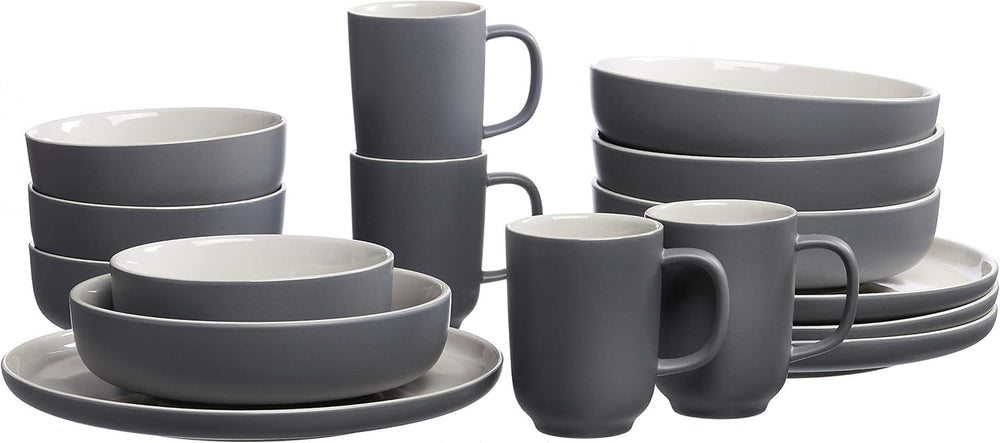 Ritzenhoff & Breker Jasper Combination Service, 16 piese Seturi vesela masa Naty Shop Albastru cenușiu