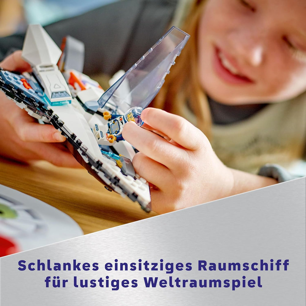 LEGO City Raumschiff, Weltraum-Spielzeug mit Space Shuttle für Kinder zum Baen, Jungen und Mädchen ab 6 Jahren, Set mit Astronaut-Figur 60430