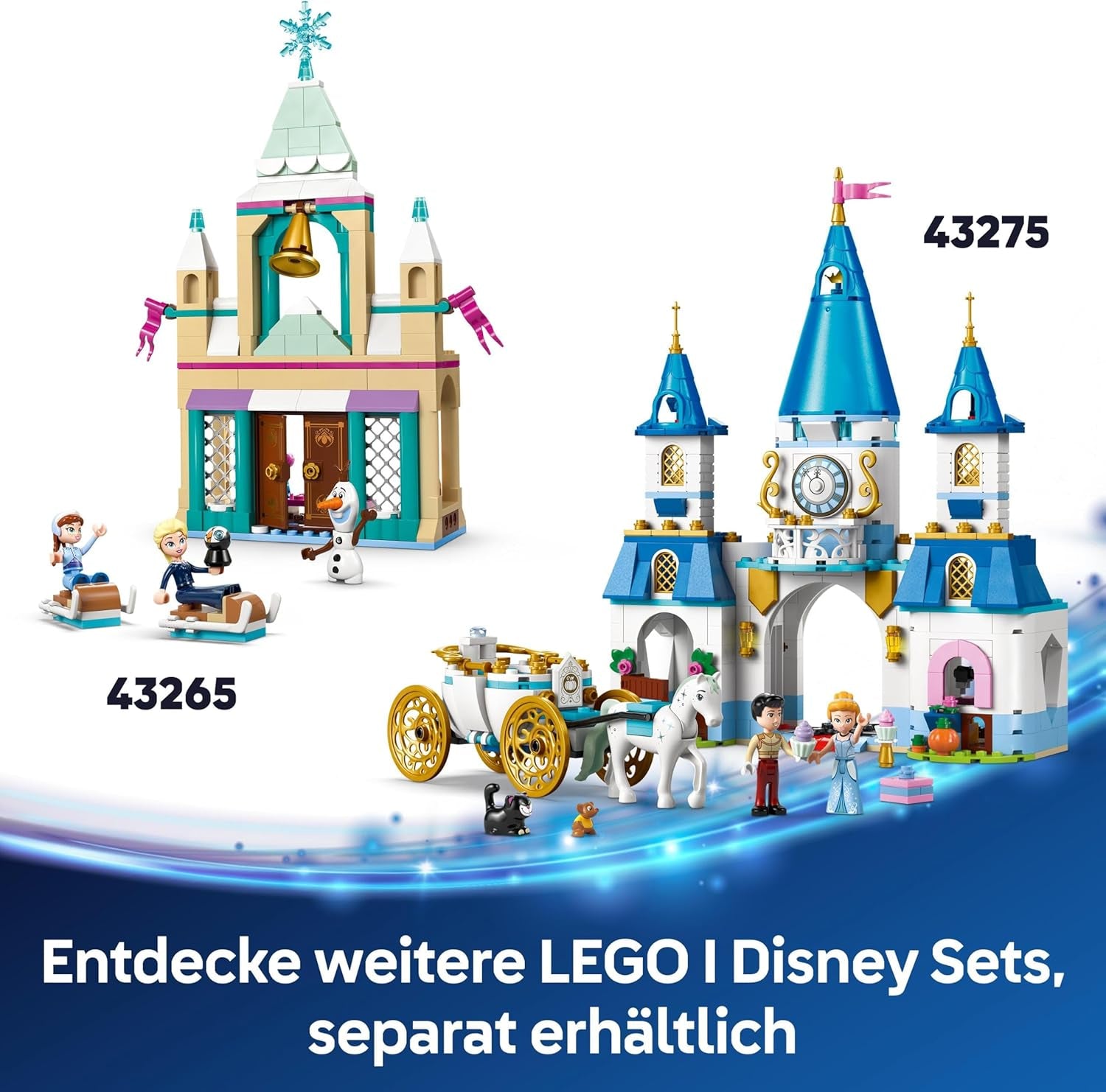 LEGO Ç€ Disney Encanto Mini House, construction toy for girls from 5 years, fantasy toy and construction set with Mirabel and Antonio Mini Dolls, a Capybara figure and key 43261 Construction sets Besuche den LEGO-Store