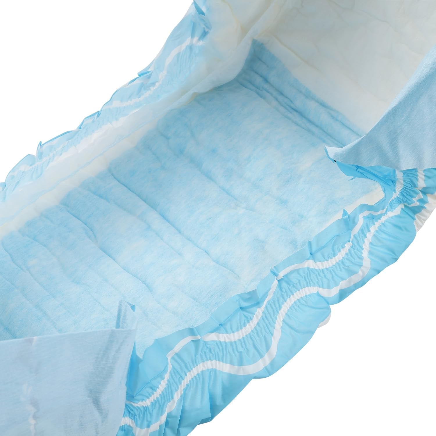 CutiePlusU Adult Diapers, 10 Pack, Disposable Sheet Diapers for Women and Men, Maximum Absorbency Overnight - I Love Summer (Medium Size 71-96cm)