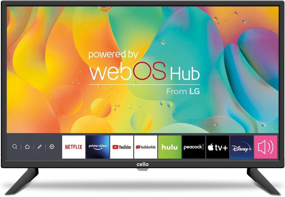Televizor LED Cello C1920FSDE HD Ready de 19" (diagonală 47 cm), cu player DVD încorporat și tuner triplu DVBT2 S2, negru