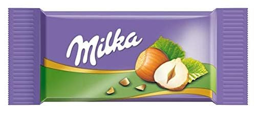 Milka Naps Mix – Mini chocolate squares in 4 assortments: Alpine Milk, Strawberries, Hazelnuts, Cocoa Cream – 1 x 1kg