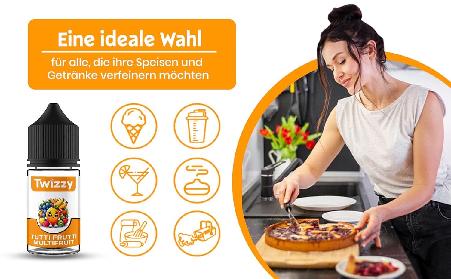 Twizzy Concentrated Tutti Frutti Aroma, 30 ml Aromas Naty Shop