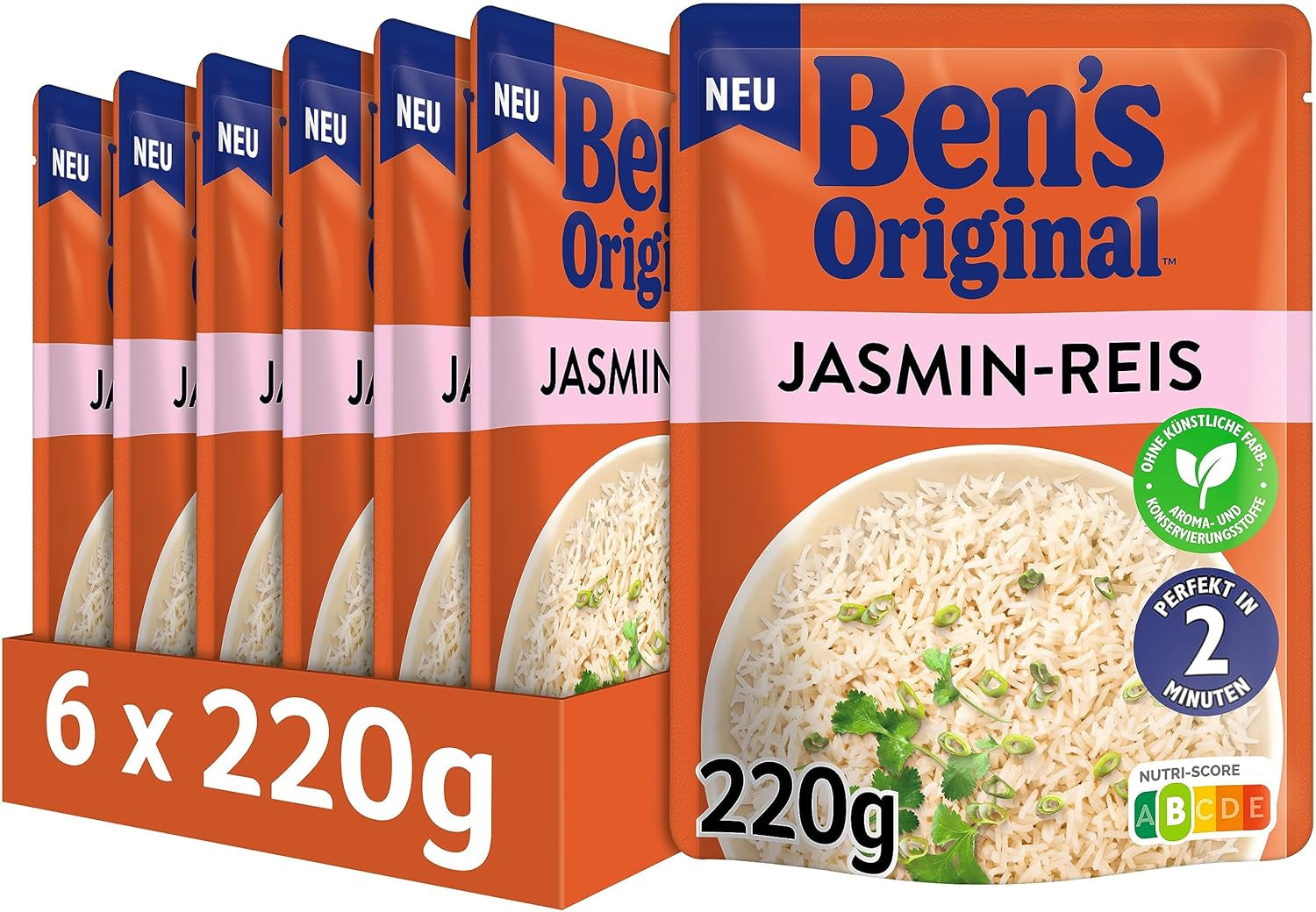 BEN'S ORIGINAL™ Express Basmati Rice 6 x 220g