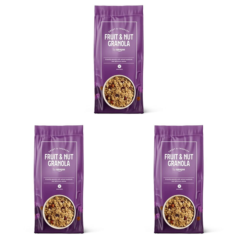 Crunchy muesli with fruits and nuts from Amazon, 750 g