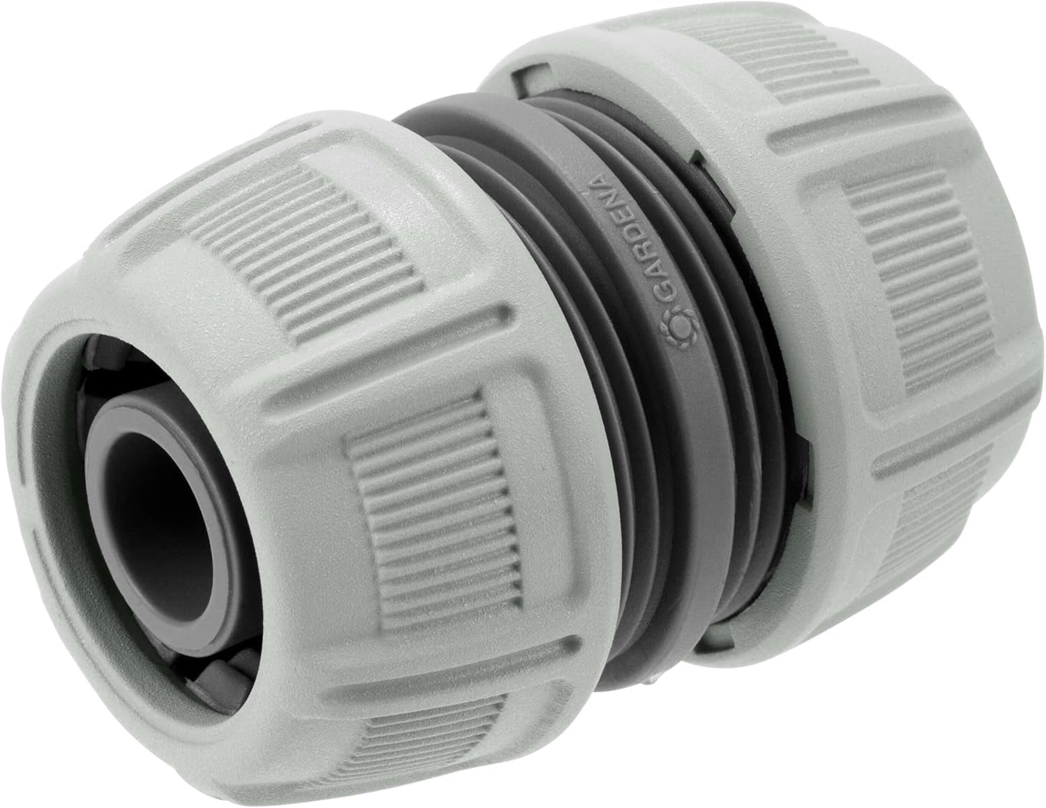 Reparator Gardena 13 mm (1/2 inch) și 15 mm (5/8 inch): Reparare rapidă și ușoară a furtunului fără unelte, Power Grip, forță mare de fixare, ambalat (18232-20)