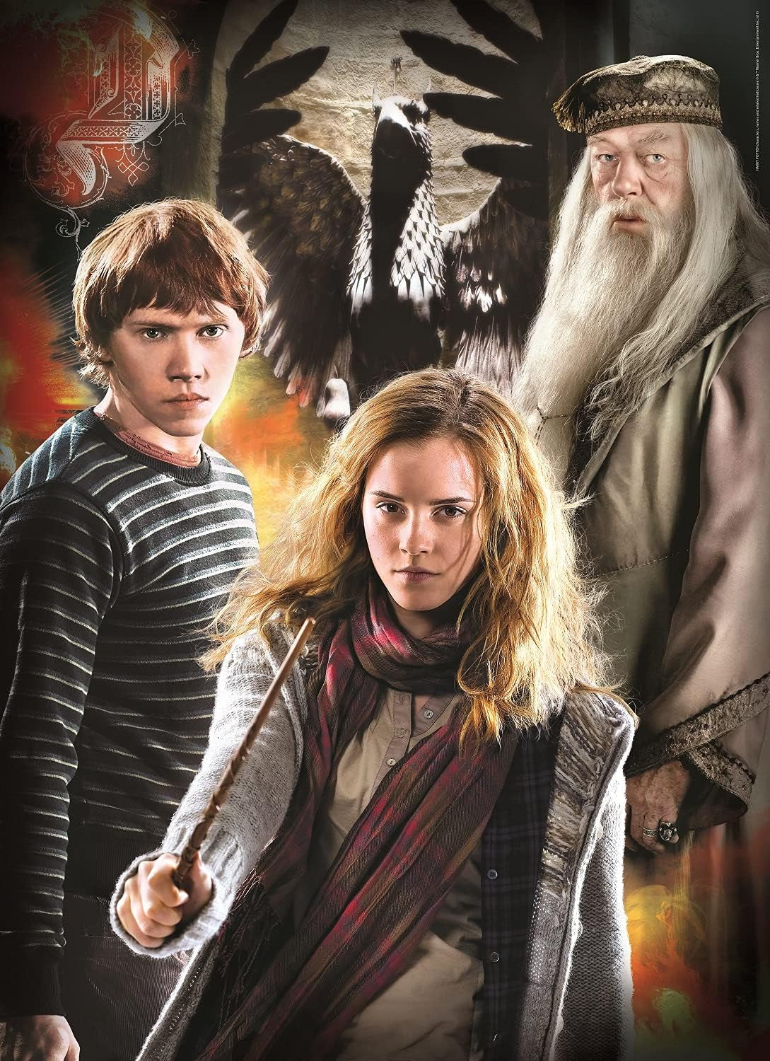 Clementoni 61884 Harry Potter - Puzzle 3 X 1000 piese de la 9 ani, Puzzle colorat pentru adulți cu culori îndrăznețe, Joc de îndemânare pentru întreaga familie, Idee excelentă de cadou Puzzle Naty Shop