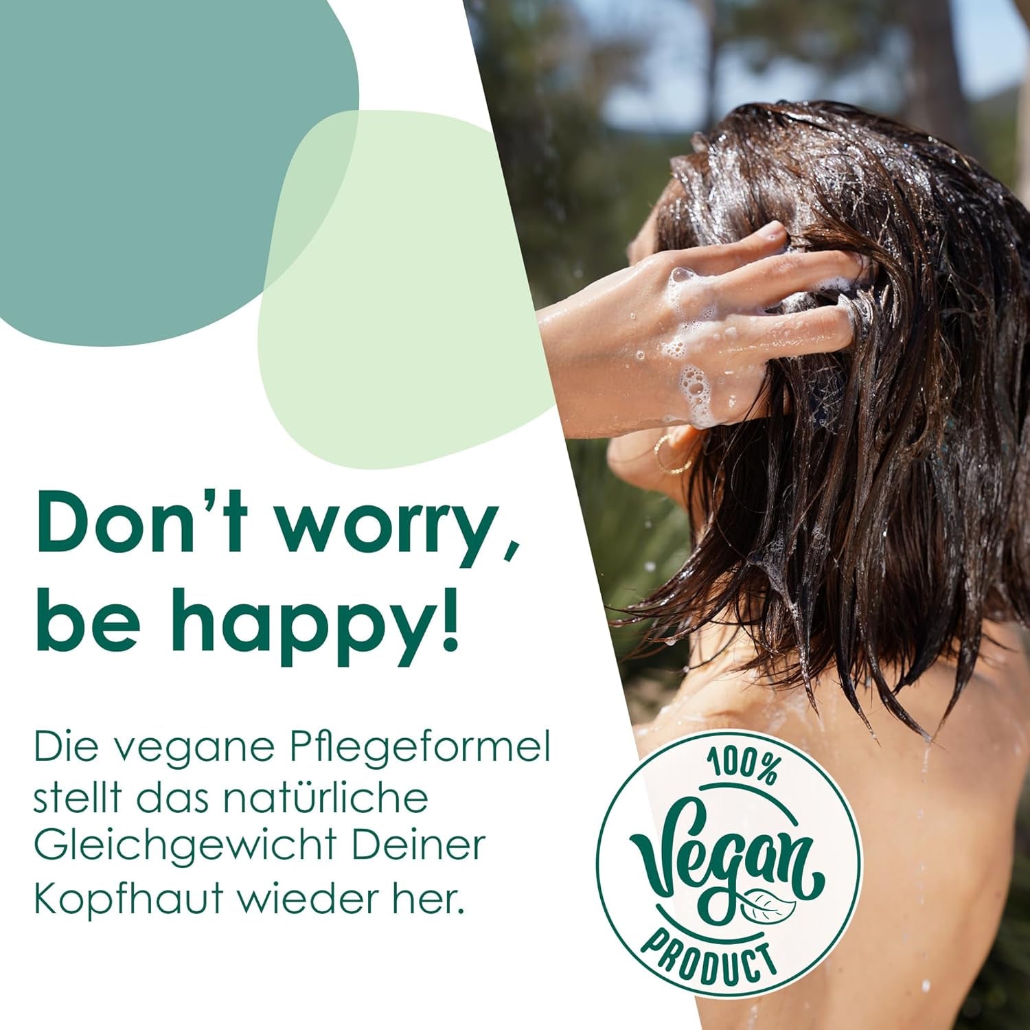 Jean & Len Green Tea & Lime moisturizing shampoo, for normal to oily hair, 300 ml Shower and bath Jean & Len Green Tea & Lime