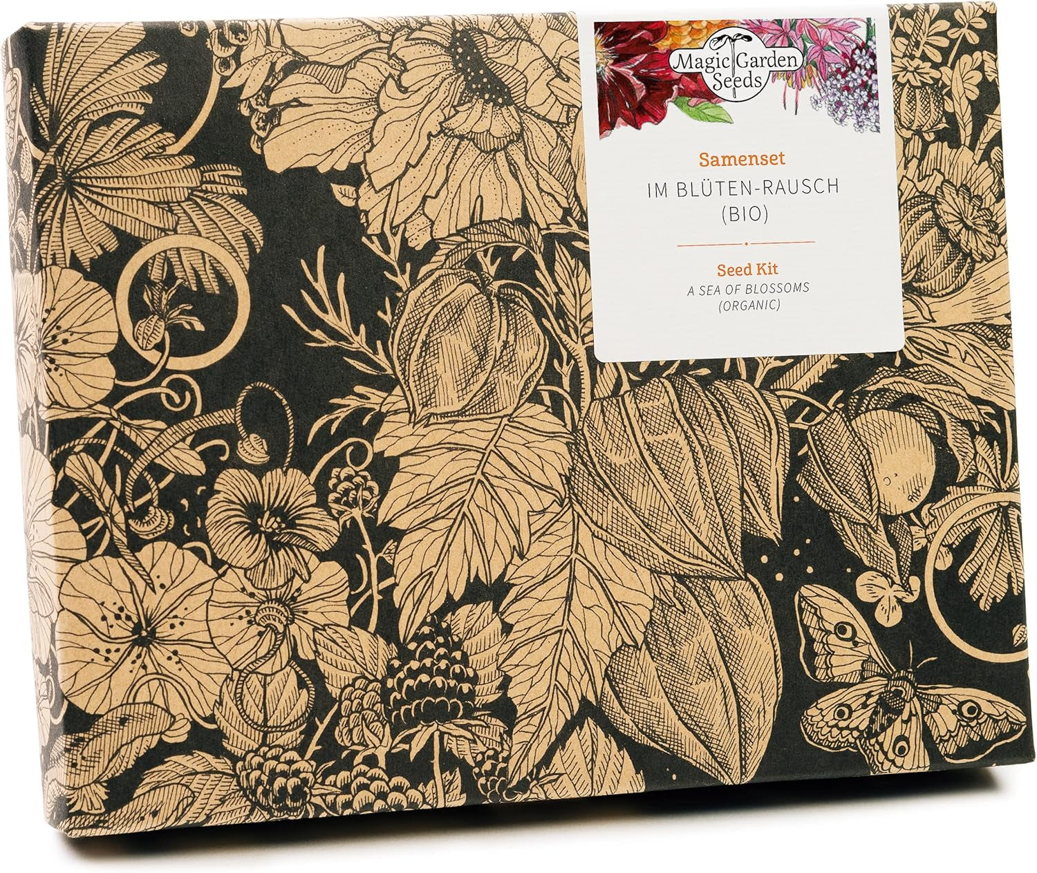 Im Blüten-Rausch (Bio) - Samen-Geschenkset mit 6 wunderschönen Blumensorten für das Blumenbeet im Garten oder denTopf