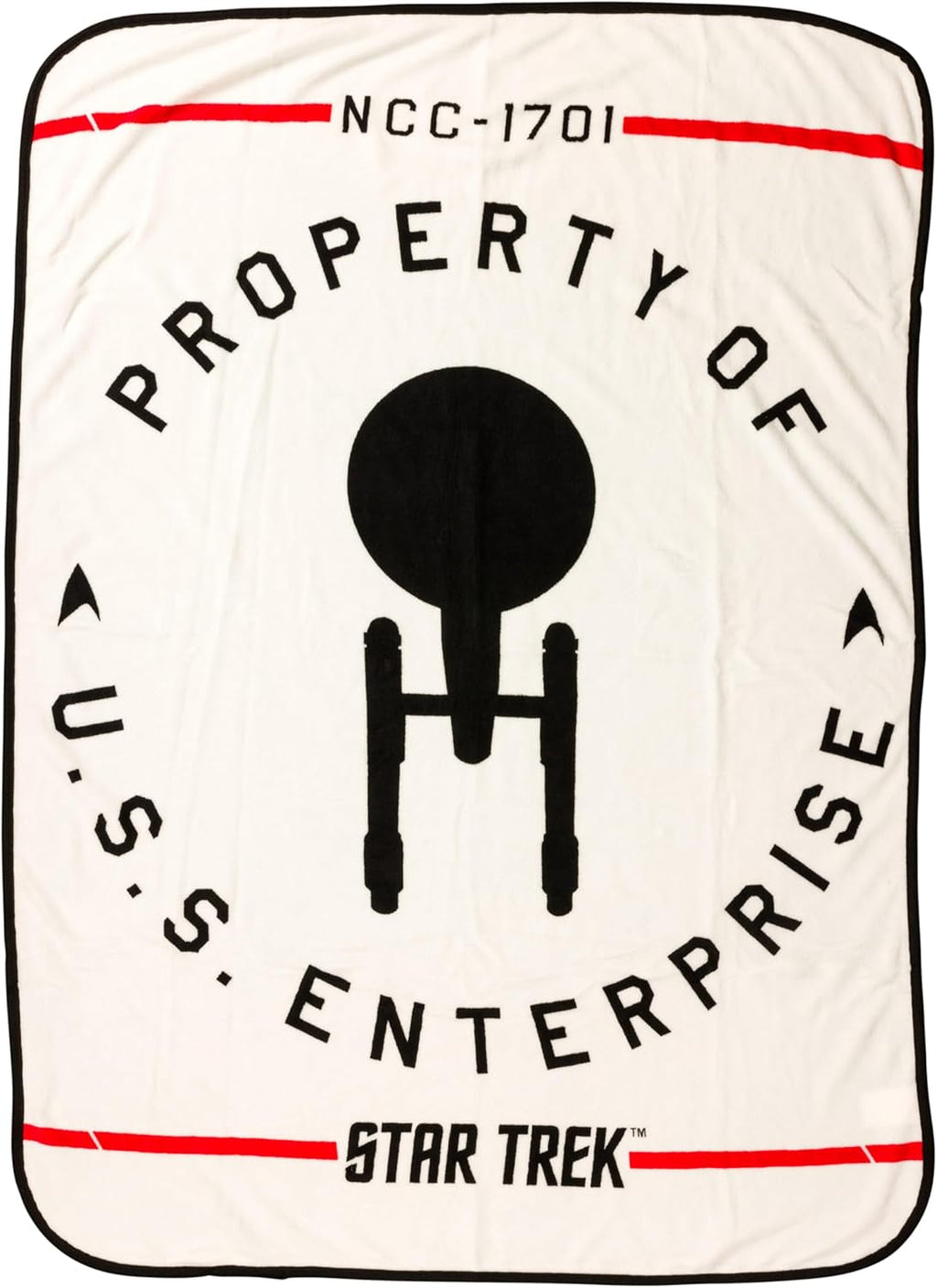 Silver Buffalo Garfield pătură pentru agățat, fleece, 114.3 X 152.4 cm Paturi si Cuverturi Silver Buffalo Star Trek