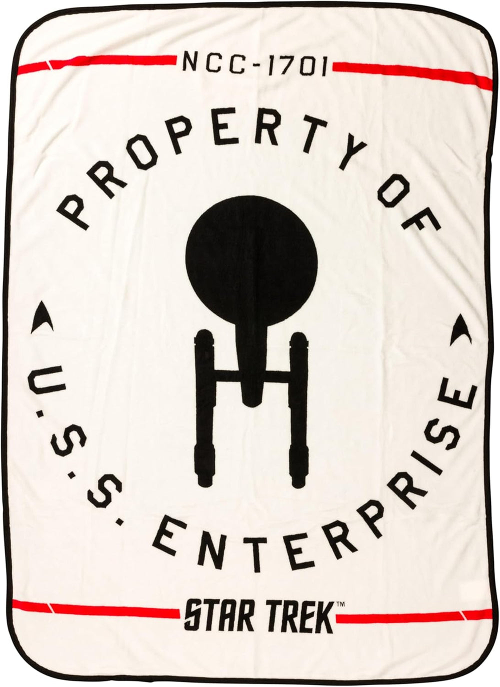 Silver Buffalo Garfield pătură pentru agățat, fleece, 114.3 X 152.4 cm Paturi si Cuverturi Silver Buffalo Star Trek