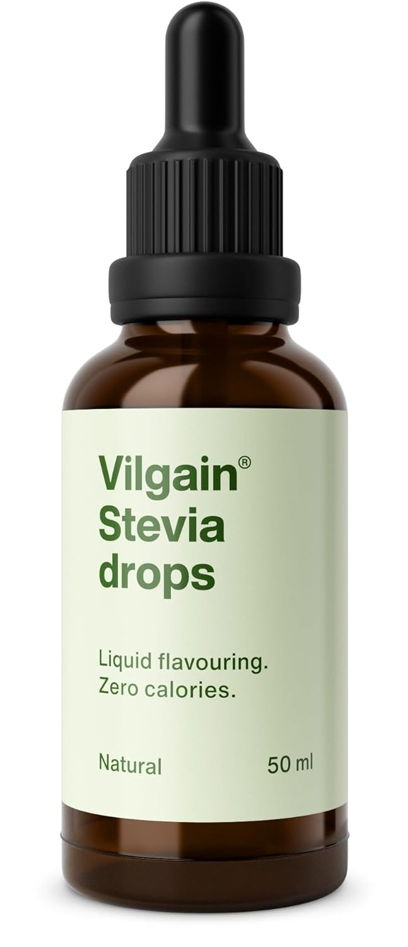 Vilgain Stevia Drops – Natürlicher Kalorienfreier Süßstoff, 5 Geschmacksrichtungen, Ideal Für Getränke, Backen & Diabetiker, Ohne Zucker, Hitzebeständig, Vegan & Ergiebig (50Ml, Vanille) Indulcitori Naty Shop 50 Ml (1Er Pack) Natural
