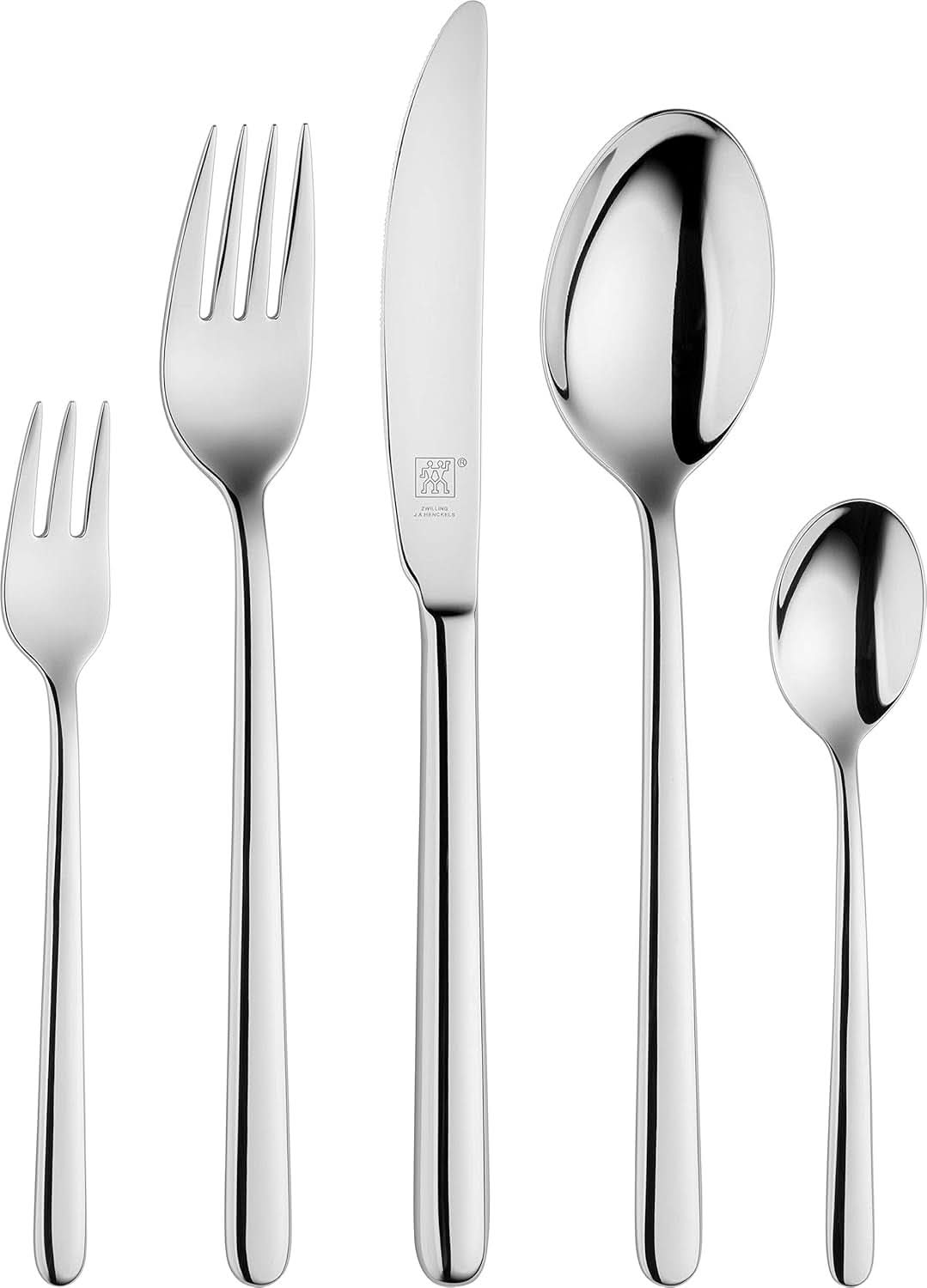 ZWILLING Newcastle cutlery set, 30 pieces, for 6 people Kitchen Naty Shop Standart 30 Tlg.