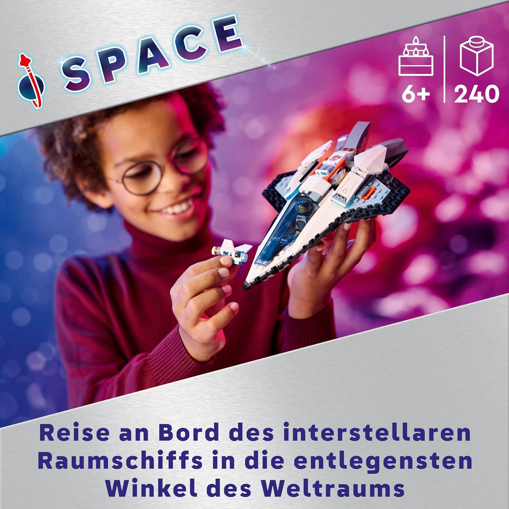 LEGO City Raumschiff, Weltraum-Spielzeug mit Space Shuttle für Kinder zum Baen, Jungen und Mädchen ab 6 Jahren, Set mit Astronaut-Figur 60430