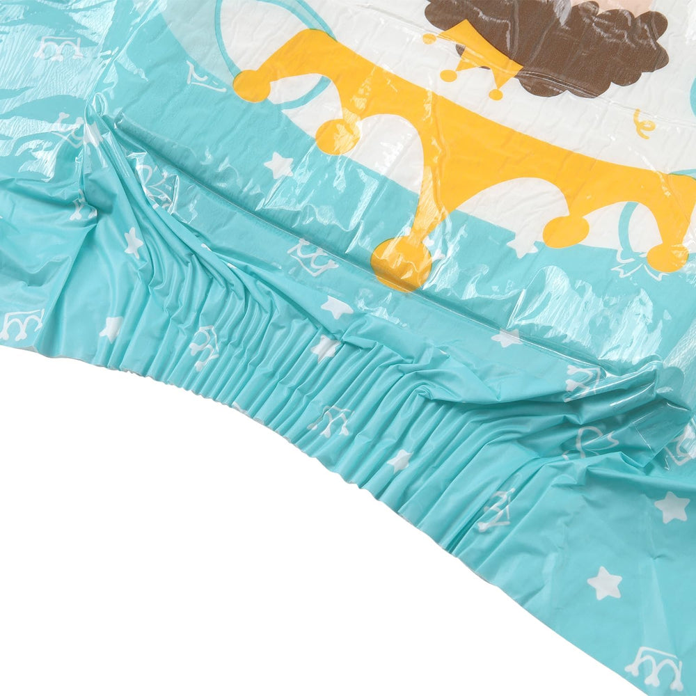 CutiePlusU Adult Diapers 2 Pack Disposable Incontinence Panties with Flaps for Women and Men Maximum Absorbency Overnight - Little Prince (Medium 71-96cm)