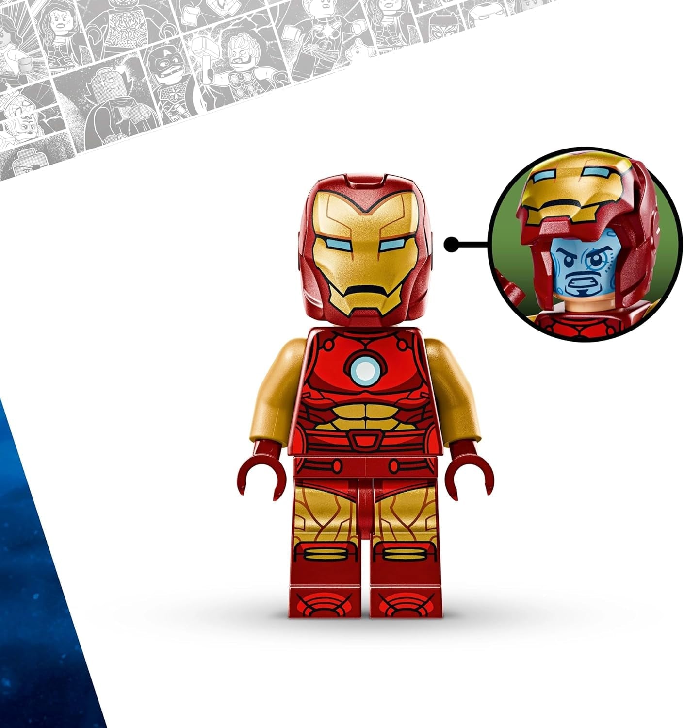 LEGO Marvel Iron Man Mech Vs. Ultron - Superhero Toy with 2 Minifigures - Action Figure with Moveable Arms, Legs and Fingers - Gift for Boys and Girls Ages 6+ 76307 Besuche den LEGO-Store Building Sets