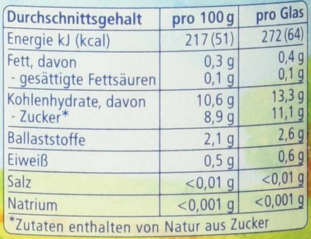 Bio Birne pure, nach dem 4. Monat, 125g
