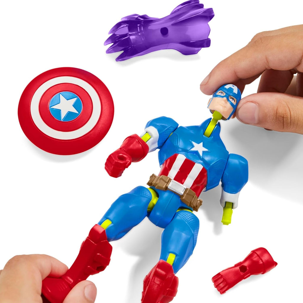 Mixmashers Marvel Captain America Avengers Mix-And-Match Action Figure & Accesorii Action figures Naty Shop