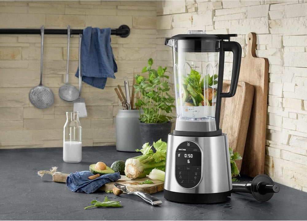 WMF Kult Pro Hochleistungs-Standmixer 1,600 Watt, 36,000 U/Min, Mixbehälter 1.8L, 6 Autoprogramme, Smoothie-, Ice Crush- Und Interval-Funktion Mother and Child Naty Shop