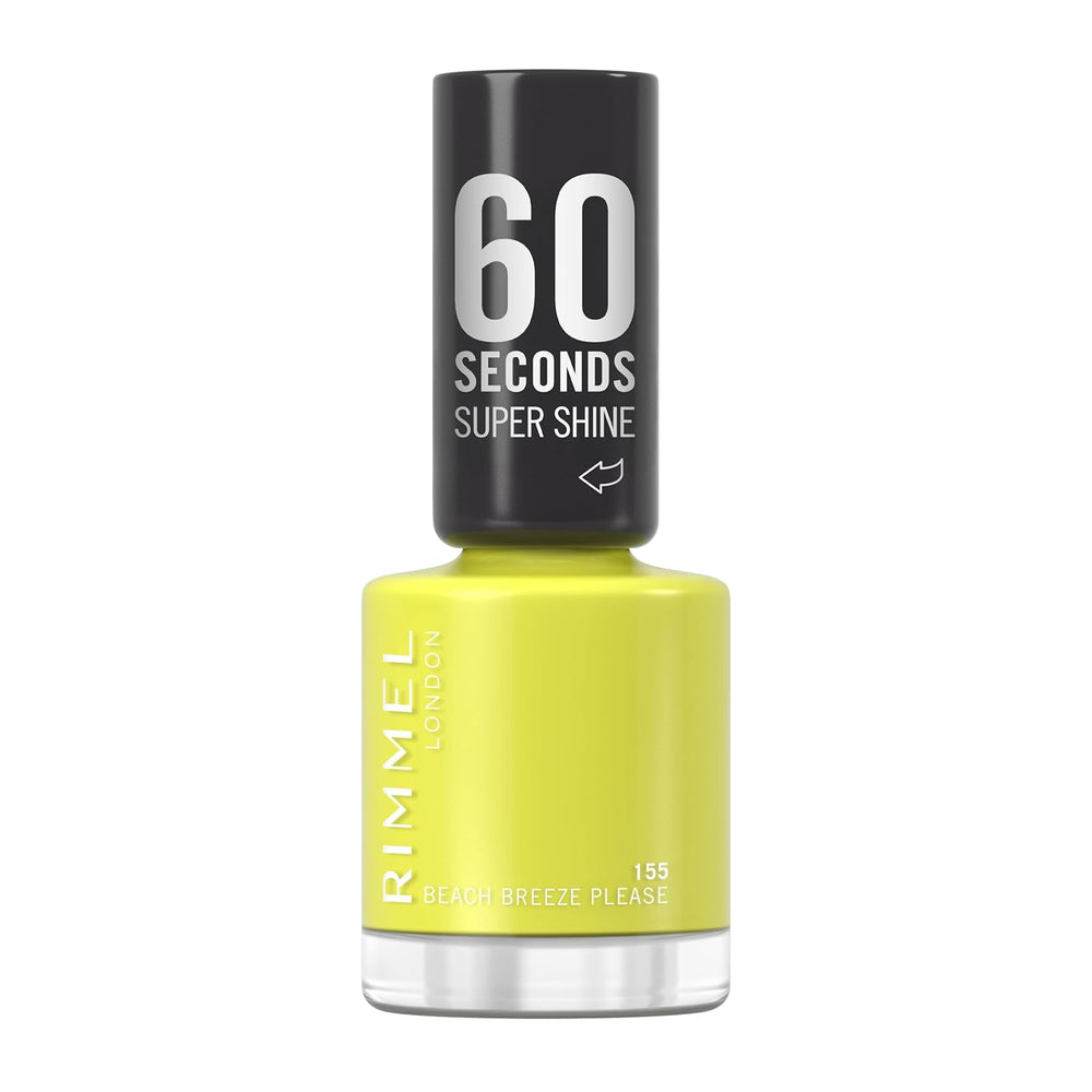 Super Shine 60 Seconds nail polish, 155 Beach Breeze Please, 8 ml