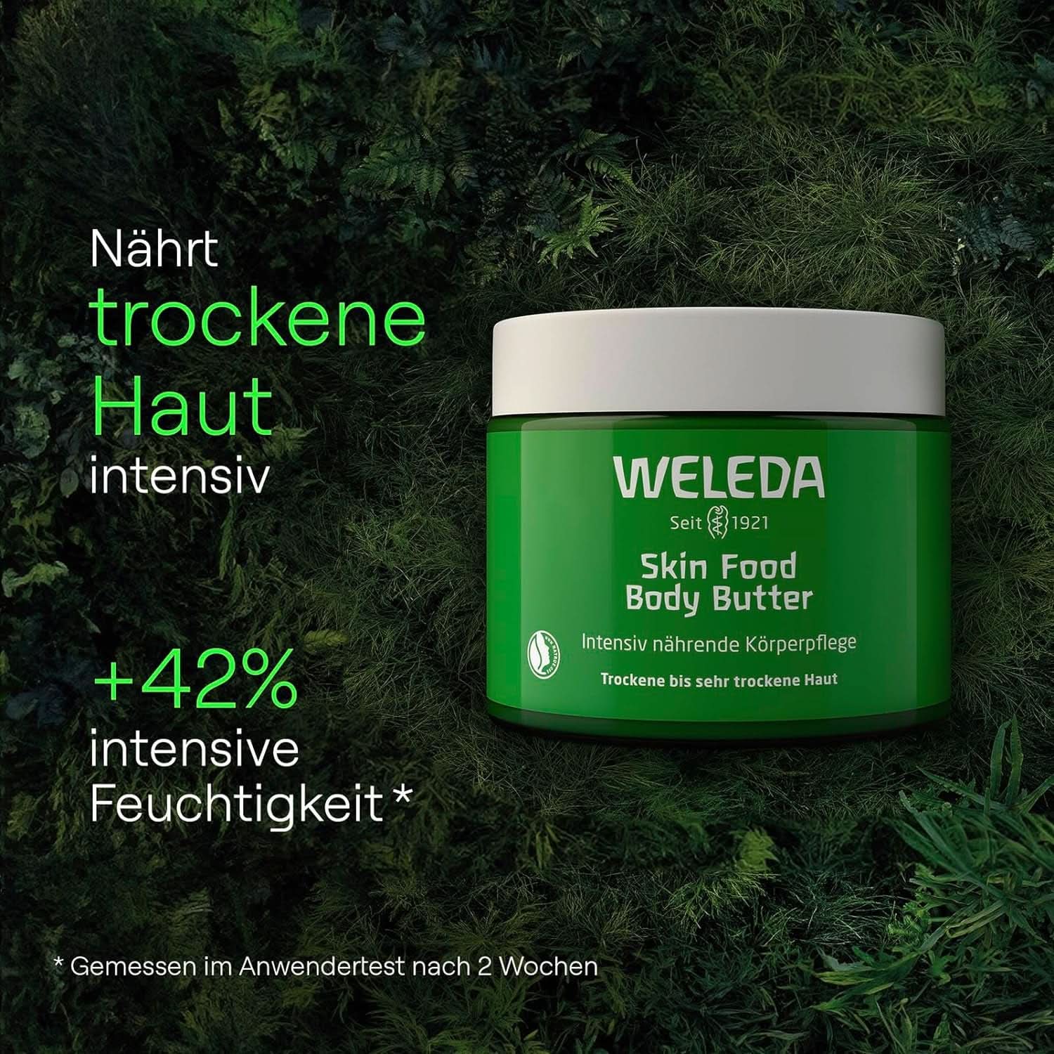 WELEDA Organic Skin Food Body Butter, Cremă unisex de îngrijire a corpului pentru îngrijirea pielii uscate și aspre, 150 ml Duș și baie Naty Shop