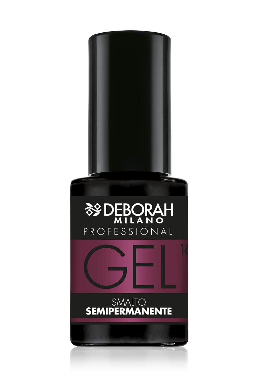 Milano Professional semi-permanent nail polish, no. 21 Burgundy, volumizing effect, long-lasting, for intense and glossy nails, 4.5 ml
