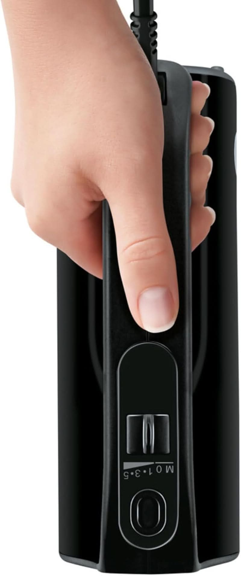 Bosch Handrührer Home Professional Styline MFQ4980B, 5 Stufen, 2 Edelstahl Rührbesen- Und Knethaken, Mixstab Edelstahl, Universalzerkleinerer, 850 W, Schwarz/Dark Silver Bucatarie Naty Shop