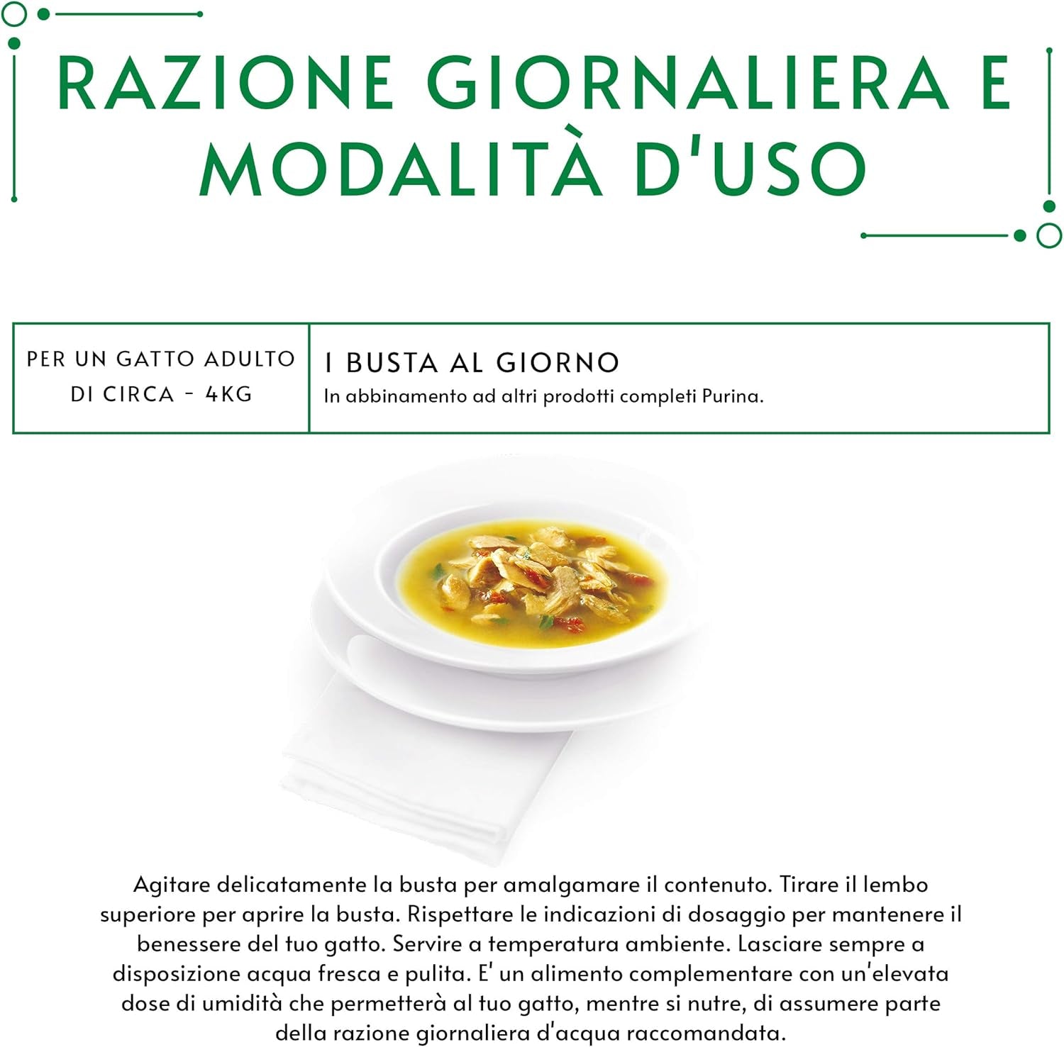 Crystal Delicate Suppenfond für die Katze, mit natürlichem Lachs, garniert mit Gemüse, 40 g, 32 Stück