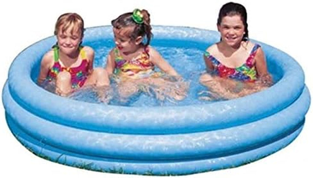 Intex 58426NP - Piscină gonflabilă Crystal Blue, Vinil, Albastră, 147x33 cm