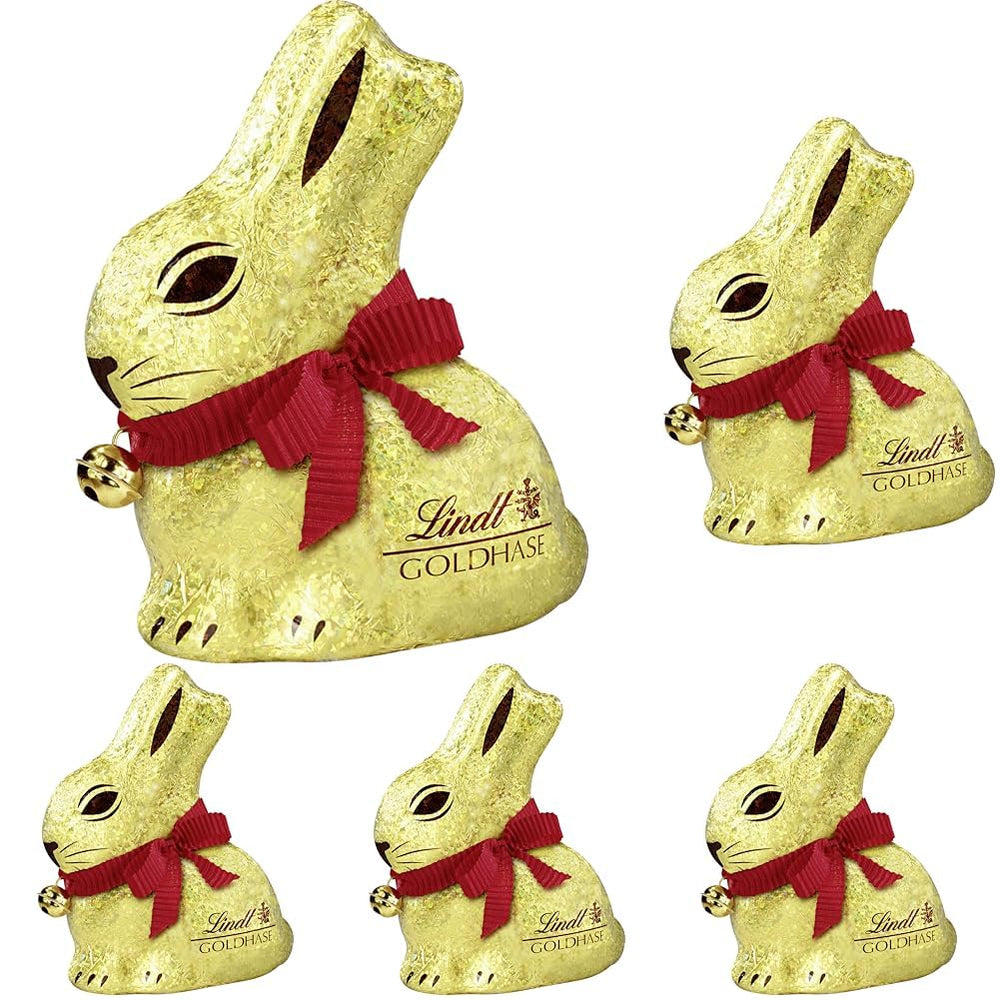 GOLD BUNNY Golden Chocolate Glamor Edition | 100g GOLD BUNNY | Easter Bunny Premium Milk Chocolate | Easter Chocolate | Gift of chocolate | Chocolate Bunny | Easter Bunny