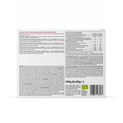 Mama Bear, organic puree different fruits, set 6 x 90 grams Mother and Child Naty Shop