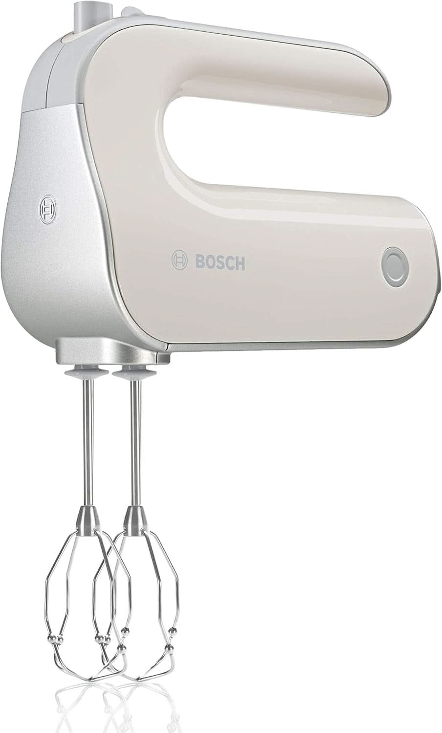 Bosch Handrührer Styline MFQ4835DE, 2X2 Rührbesen, 2 Edelstahl-Nethaken, Spülmaschinengeeignet, 575 W, Weiß Kitchen Naty Shop Mineral Gray/Silver