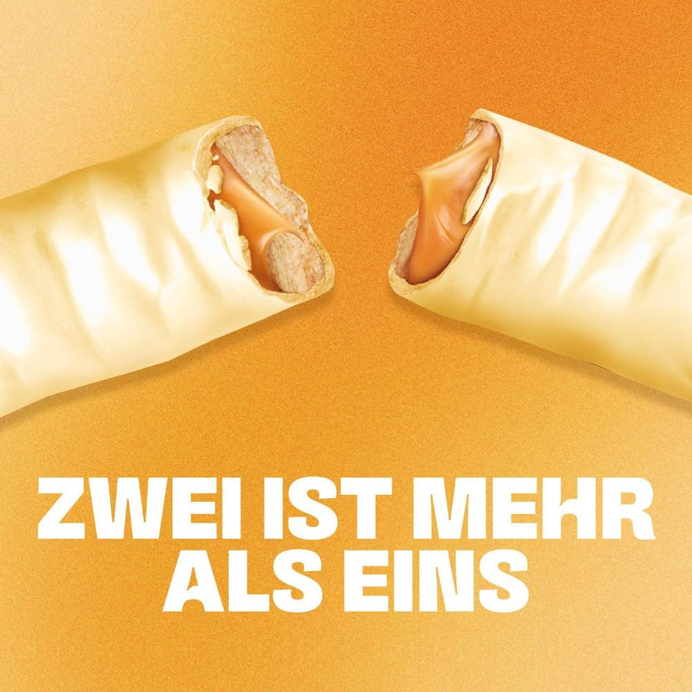 Twix white chocolate bars; caramel, biscuits, white chocolate; multiple pack of chocolates; 5 bars (5 x 46 g)