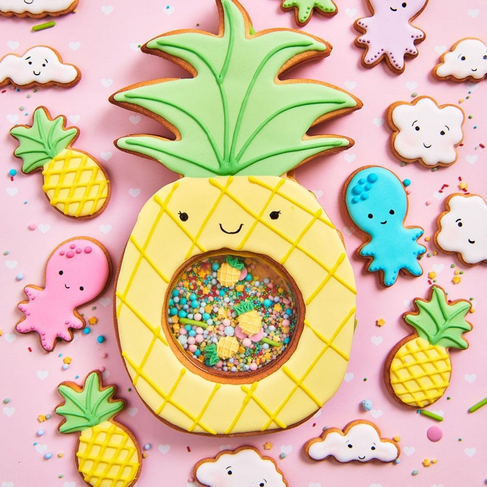 Funcakes Mix Für Royal Icing, Einfach Zu Berübenen, Zum Dekorieren Von Kuchen Und Keksen, Schöne Glasur, Nur Wasser Addenden, Halal., 450 G Glasuri si Decor Naty Shop