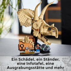 LEGO Jurassic World Dinosaur Fossils: Triceratops Skull Model, dinosaur toy for boys and girls from 9 years old, gift for children and fans Jurassic World 76969 Building sets Besuche den LEGO-Store