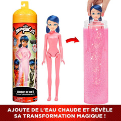 Bandai - Miraculous Ladybug - Doll Marinette Color Change Surprise - Miraculous Jointed Doll, 26 Cm + 3 Surprises - Random Model - P50390 Dolls Naty Shop