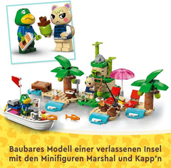 LEGO Animal Crossing Käptens Island Boat Tour, creative toy for children with 2 minifigures from the video game series including Huschke, gift for girls and boys from 6 years old 77048 Building sets Besuche den LEGO-Store