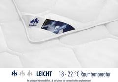 Irisette Edition Plapumă de vară - Made in Germany - Plapumă ușoară pentru vară cu capac din microfibră moale, 155 X 220 cm, certificat Ã-ko-Tex Plapumi si pilote Naty Shop