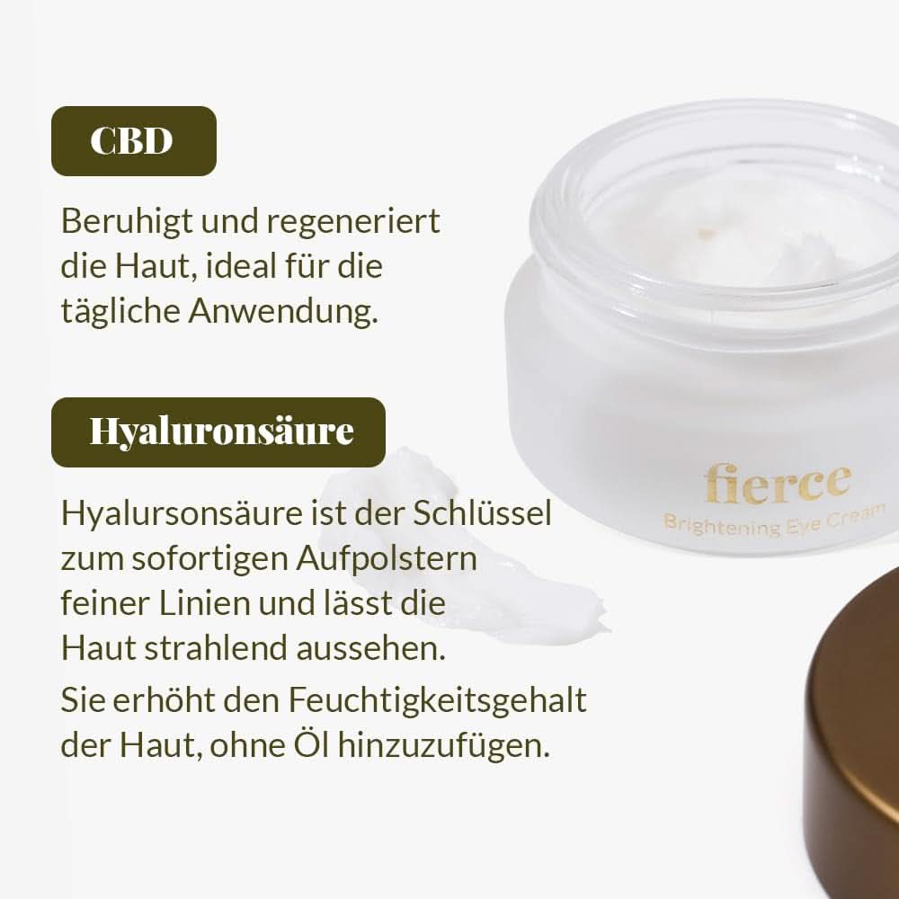 Nordic Cosmetics, Vegan eye cream against wrinkles and dark circles with hyaluronic acid, 10ml Cosmetics and Beauty Naty Shop