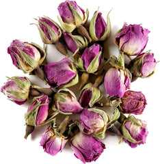500 g muguri de trandafir comestibili premium - infuzie din petale de trandafir Atlas uscate - gust și aromă dulce și florală - 100% natural, pur și fără aditivi | Tazarinltd