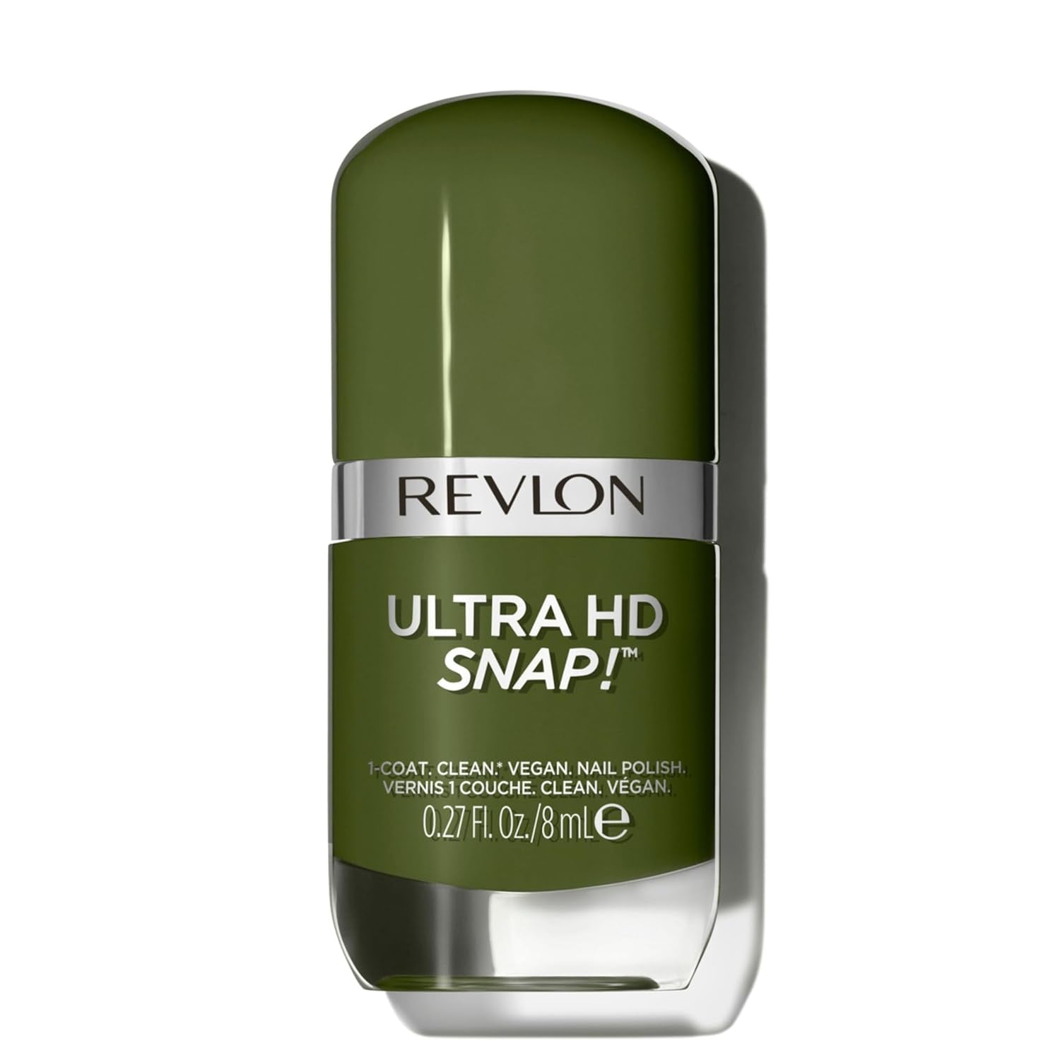 Revlon Ultra HD Snap Nail Polish Long Lasting Vegan Formula Quick Dry One Coat Full Coverage Color (8ml) Hot Stuff (007) Unisex