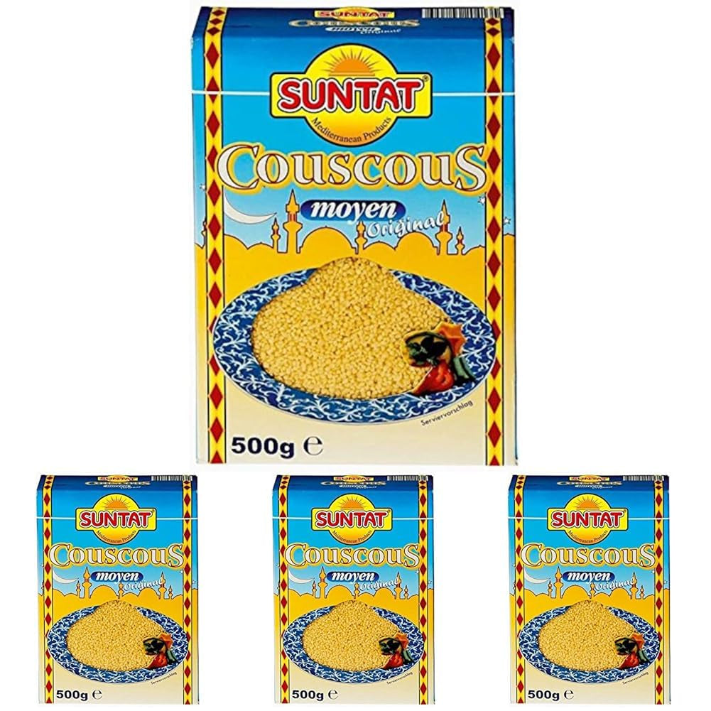 Couscous Moyen Original, 0.5 kg (pack of 4)