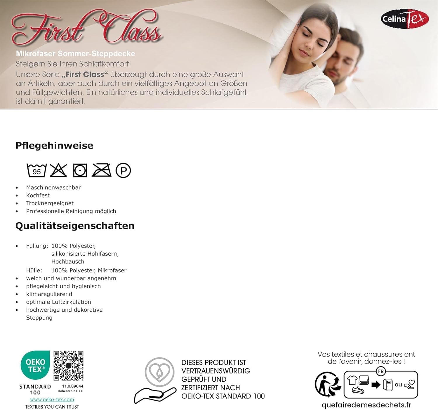 Celinatex First Class Summer Lightweight Duvet 155 X 200 Cm Quilt Ultra Lightweight Summer Breathable Duvet Duvets and quilts Naty Shop