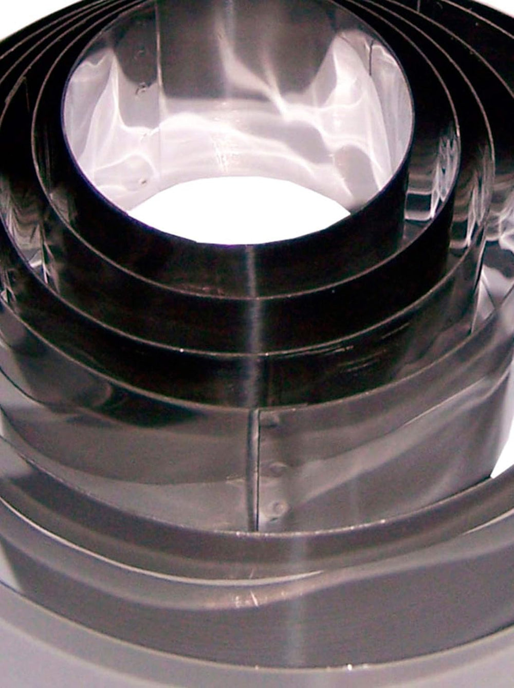 Set de 6 inele de desert Fackelmann, profesionale, oțel, argintiu