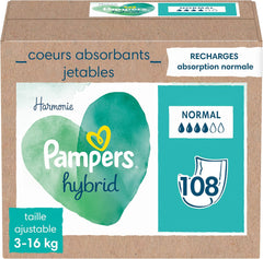 Pampers (Old Version), Pack of 108 Single Sheet Absorbents, Standard - 1 Piece