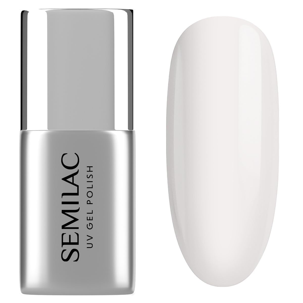 Semilac Top Coat Nail Polish 7ml, Innovative, UV/LED, Hybrid Nail Polish, Glossy Finish, Protects, Transparent