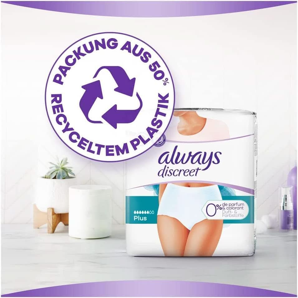 Pachet Pampers Marimea 1 (nou-nascut) si Always Discreet L, chiloti unica folosinta pentru mamici, incontinenta si postpartum Mama si Copilul Naty Shop